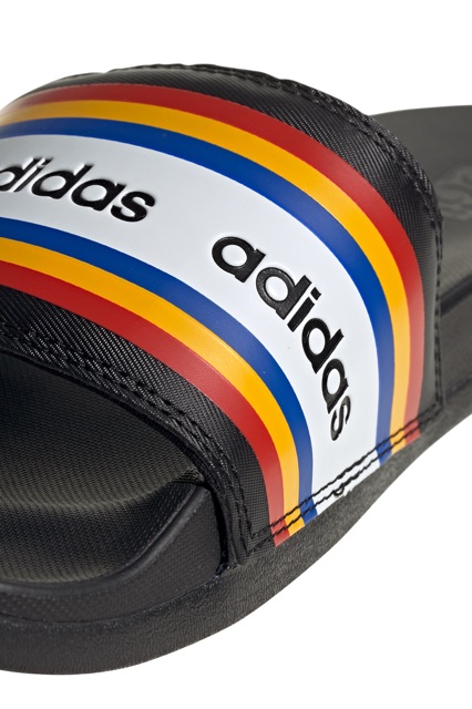 adidas-adilette-cf-slides-สีดำคาดสีรุ้ง-จากช้อปแท้