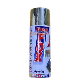 สีสเปรย์โครเมี่ยม Redfox Chrome