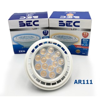 BEC หลอดไฟ LED AR111 - 15W 180-265V ต่อตรงได้เลย