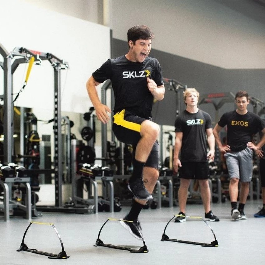 sklz-speed-hurdle-pro-ชุดละ-6-อัน-ปรับความสูงได้-3-ระดับ-บันไดวิ่ง-สปีดแลดเดอร์-บันไดฝึกความคล่องตัว-บันไดลิง