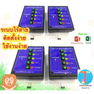 ภาพหน้าปกสินค้าเครื่องประเมินความพึงพอใจ เคาน์เตอร์ 1,2,3 และ 4  + โปรแกรมประเมินความพึงพอใจ ระบบไร้สาย ติดตั้งง่าย ที่เกี่ยวข้อง