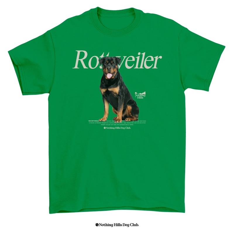 เสื้อยืดลาย-rottweiler-ร็อตไวเลอร์-classic-cotton-unisex-by-nothing-hills-ใหม่