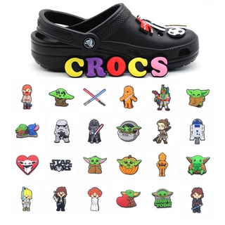 【1 ชิ้น / แพ็ค】Classic TV Series Star Wars Series การ์ตูนสไตล์กราฟฟิตี ซีรีส์ รองเท้า เสน่ห์ สําหรับ Crocs Clogs DIY ตกแต่ง Jibbitz รองเท้า ดอกไม้ อุปกรณ์ตกแต่ง ขายส่ง