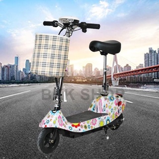 (ใหม่) สกู๊ตเตอร์ไฟฟ้า Electric Scooter 24V ไฟหน้า LED สกูตเตอร์ไฟฟ้า E-Scooter มอเตอร์ 350W รองรับน้ำหนัก 150 กิโลกรัม