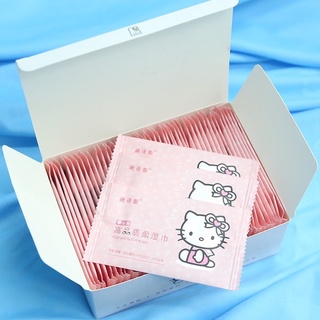 สินค้า 💕 ทิชชูเปียกแบบพกพาแบบซอง ทิชชู่เปียกคิตตี้ Hello Kitty Baby Wipe