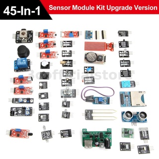 Geekcreit 45 In 1 ชุดบอร์ดโมดูลเซนเซอร์ อัพเกรด สําหรับ Arduino UN0 R3 MEGA2560