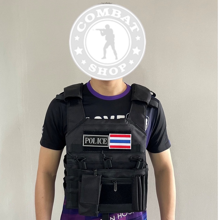 เสื้อเกราะจิ๋ว-police-army-ยี่ห้อ-camp-swat-เกราะอ่อน-เกราะก้ามปู-เสื้อเกราะตำรวจ-ทหาร