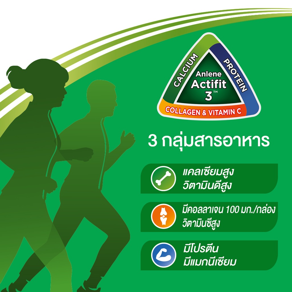 ภาพสินค้าAnlene Actifit 3 แอนลีน แอคติฟิต 3 นมยูเอชทีไขมันต่ำแคลเซียมสูง รสชาขาว ยกลัง 4x180 มล. (48 กล่อง) (ขายยกลัง) จากร้าน supermarket บน Shopee ภาพที่ 5