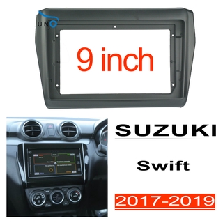 ANDROID กรอบแผงวงจรเครื่องเล่นวิทยุแอนดรอยด์ Suzuki Swift 2017 2018 2019 9 นิ้ว