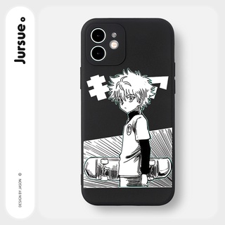 สินค้า JURSUE เคสไอโฟน เคสซิลิโคนนุ่มขอบเหลี่ยมกันกระแทกการ์ตูนอนิเมะตลก เคสโทรศัพท์ Compatible for iPhone 13 12 11 Pro Max SE 2020 X XR XS 8 7 6 6S Plus พลัส Y2139