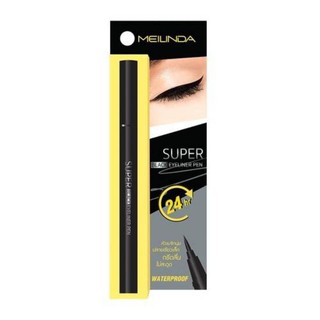 อายไลน์เนอร์ ใหม่สุดปัง Meilinda Eyeliner Pen Super Black กันน้ำ กรีดง่าย ไม่มีหลุด