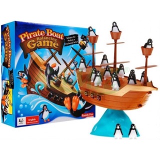 เกมส์เพนกวินตกเรือโจรสลัด Pirate boat balancing game