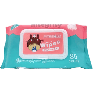 ทิชชู่เปียก Baby&Star Wipes กระดาษทิชชู่เปียก ปราศจากแอลกอฮอล์ ผ้านุ่มชุ่มชื่น ขนาดใหญ่ 80แผ่น