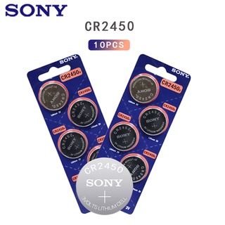 10PCS SONY 3V CR 2450 CR2450 Lithium Batteries KCR2450 LM2450 Button Cell Coin Battery For Watch Electronic Toy Remote