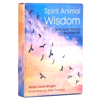 สินค้า Spirit Animal Wisdom Oracle Tarot Deck การ์ดเกมของเล่นสําหรับเด็ก