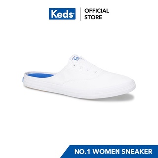 สินค้า KEDS WF58023 รองเท้าผ้าใบ เปิดส้น รุ่น MOXIE MULE WASHED TWILL สีขาว