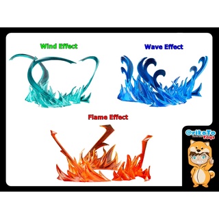 MODEROID Flame / Wind / Wave Effect Plastic Model [ของแท้💯%]