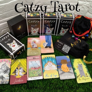 ไพ่ทาโรต์ ไพ่ยิปซี ไพ่ออราเคิล TAROT ORACLE CARDS : CATZY TAROT DECK ของใหม่ ของแท้ 100%