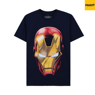 Power 7 shop ไอรอนแมน มาร์เวล เสื้อยืด Marvel Iron Man การ์ตูนลิขสิทธิ์แท้ รุ่น 0120-627