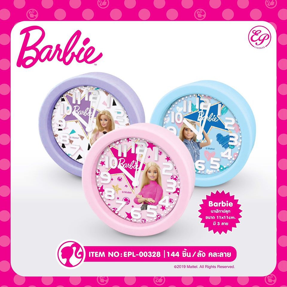 นาฬิกาปลุกตั้งโต๊ะ-barbie-00328