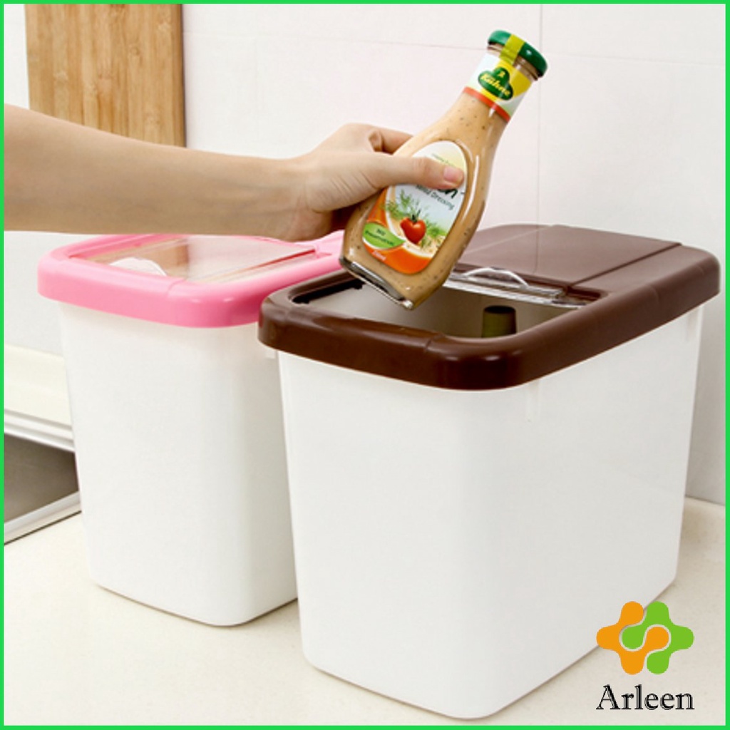 arleen-ถังเก็บข้าวสารพร้อมถ้วยตวง-กล่องเก็บข้าวสารกันแมลง-กันความชื้น-rice-storage-box-with-cup