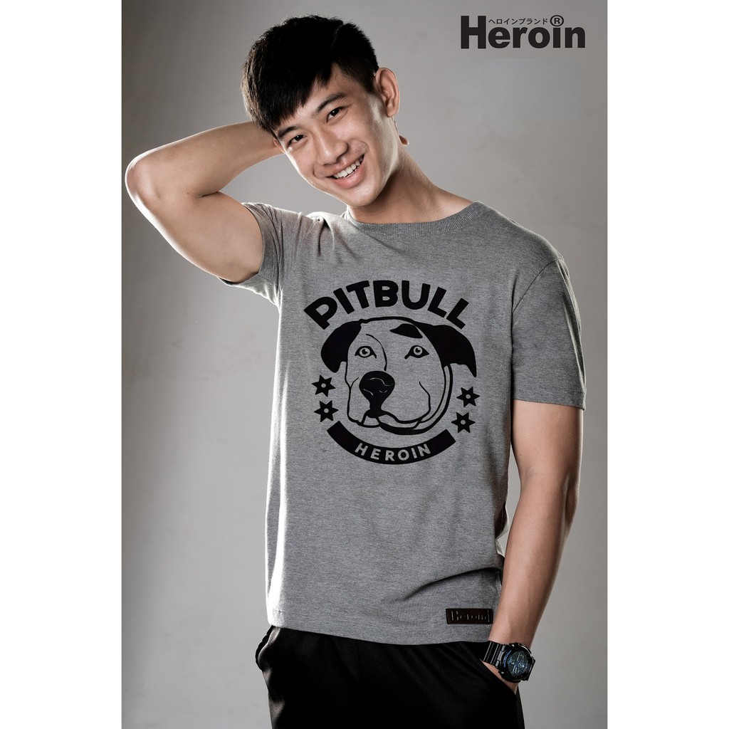 ราคาระเบิดล้างสต็อก-heroin-pitbull-เสื้อยืดเฮโรอีน-รุ่นพิทบูล-อ่านรายละเอียดสินค้าก่อนสั่งนะคะs-3xl