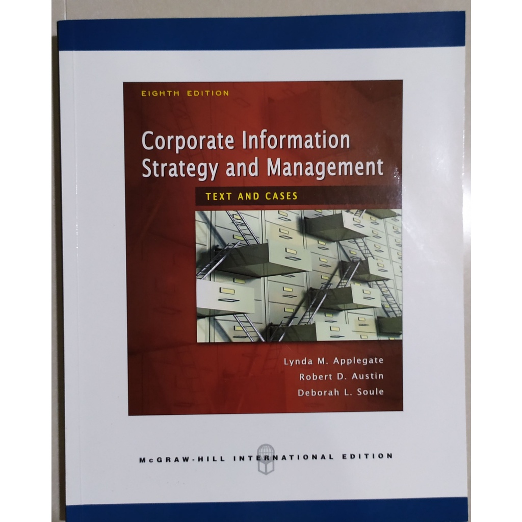 Corporate Information Strategy and Management Text and Cases ผู้เขียน ...
