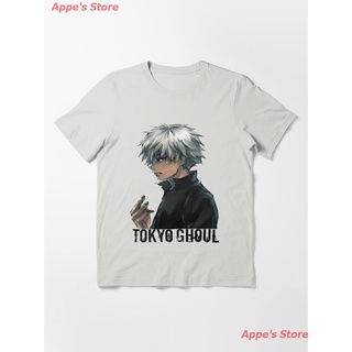 COD การ์ตูน Tokyo Ghoul ปอบโตเกียว Tokyo Ghoul: Ken Kaneki Essential T-Shirt เสื้อยืดพิมพ์ลาย เสื้อยืดคู่รัก