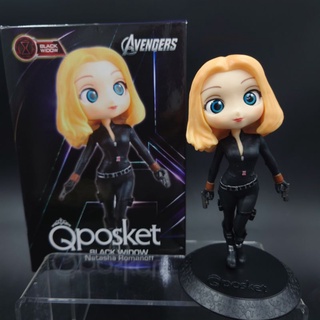 พร้อมส่งทันที💥 โมเดล Qposket Marvel Black widow + Box มีน้อย ขนาด 15-16 Cm ราคาถูก รับรองถูกใจ (งานจีน)