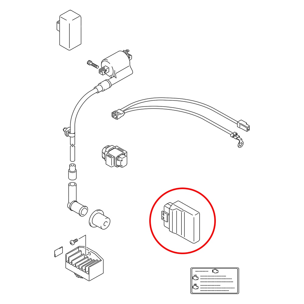 กล่องecm-กล่องไฟ-แท้ศูนย์-suzuki-lets