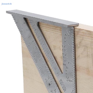 ภาพขนาดย่อของสินค้า7 "Square Triangle Ruler Aluminum Alloy Speed Protractor Square Mitered for Carpenter Measure Tool