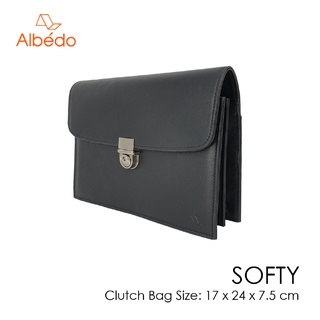 [Albedo] SOFTY CLUTCH BAG กระเป๋าคลัทช์/กระเป๋าถือ/กระเป๋าคล้องแขน/กระเป๋าคล้องมือ รุ่น SOFTY - SY05499