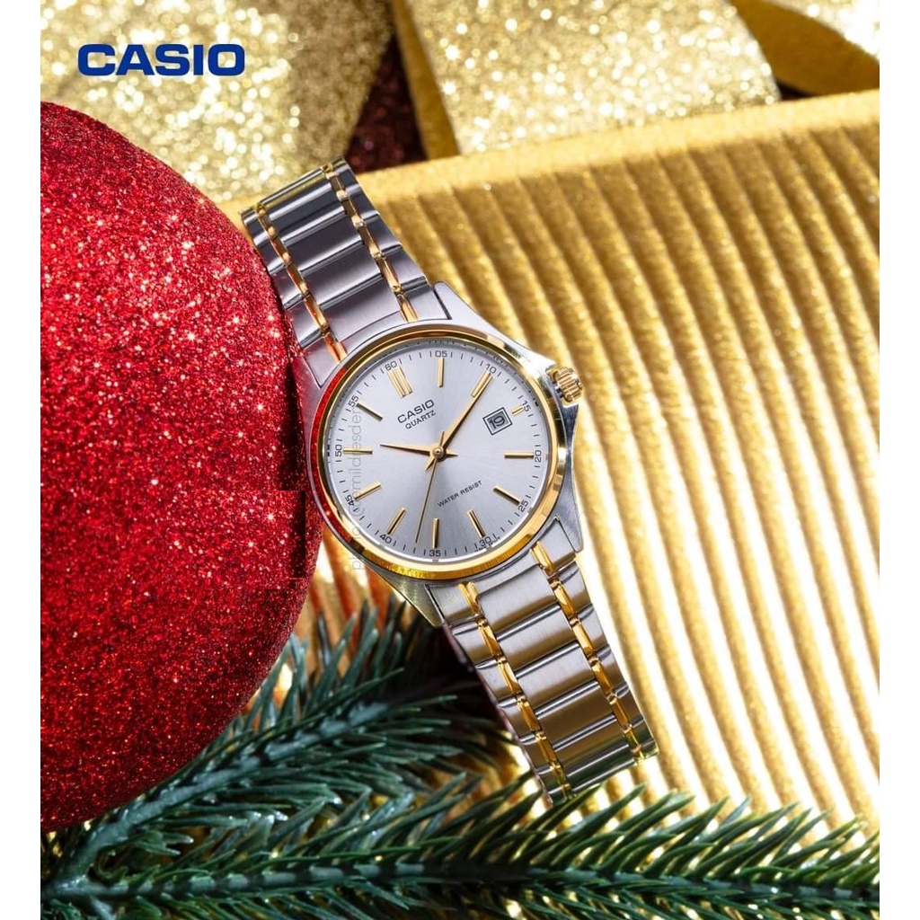 ภาพสินค้าแท้100% Casio นาฬิกาข้อมือผู้หญิง รุ่น LTP-1183G-7ADF สายสแตนเลส สองกษัตริย์ - 100% รับประกัน 1 ปีเต็ม จากร้าน nalikaonlineshop บน Shopee ภาพที่ 3