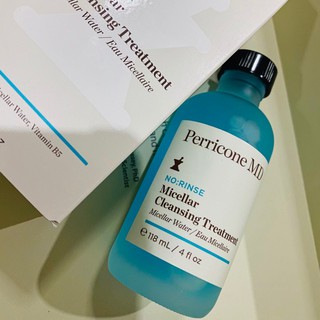 [พร้อมส่งสินค้าของแท้] Perricone MD NoRinse Micellar Cleansing Treatment 118ml