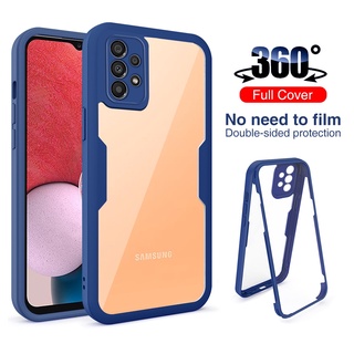 360 All Inclusive Case For Samsung Galaxy A13 Cover Shell Double Sided Film For Samsung A23 A33 A53 A73 M23 5G Protective Case