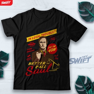 เสื้อยืด Better CALL SAUL! เสื้อยืด ลาย Breaking Bad DISTRO