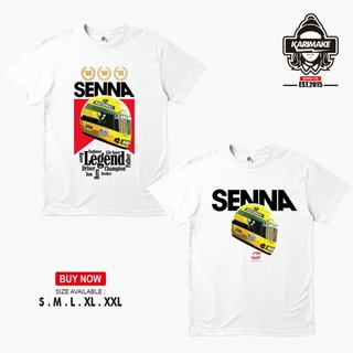 เสื้อยืด ลาย FORMULA ONE F1 AYRTON SENNA MCLAREN ทรงสามเหลี่ยม สําหรับยานยนต์S-5XL