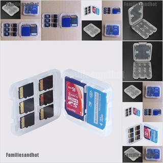 ภาพหน้าปกสินค้าเคสการ์ดหน่วยความจํา 8 ช่อง สําหรับ Micro SD TF SDHC ที่เกี่ยวข้อง