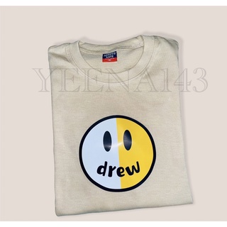 ครึ่งหน้า D-R-E-W ยูนิเซ็กซ์ สุนทรียศาสตร์ แถลงการณ์ TSHIRT TEES AAM