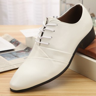 สินค้า 👞รองเท้าหนัง 👞 รองเท้าหนังผูกเชือก รองเท้าหนังธุรกิจสำหรับผู้ชาย รองเท้าหนังขัดมัน รองเท้าแต่งงาน
