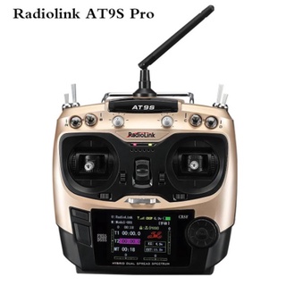 รีโมท Radiolink AT9S Pro 10-12CH พร้อมรีซีฟ R9DS RX 2.4Ghz วิทยุ Rc
