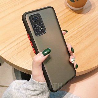 Ready Stock เคส Xiaomi Redmi Note 11 4G 11s Note11 Pro 5G Thai Version 2022 New Luxury Transparent Matte Hard Case Shockproof Camera Lens Protection Back Cover เคสโทรศัพท์ Note11Pro