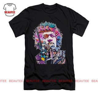 เสื้อยืดวงดนตรีเสื้อยืด พิมพ์ลาย Jimi Hendrixall size