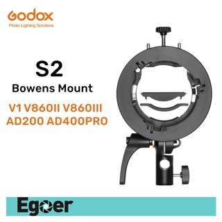 Godox S2 Bowens Mount แฟลช S - type สำหรับ Godox V1 V860II AD200 AD400PRO Speedlite แฟลช Snoot Softbox