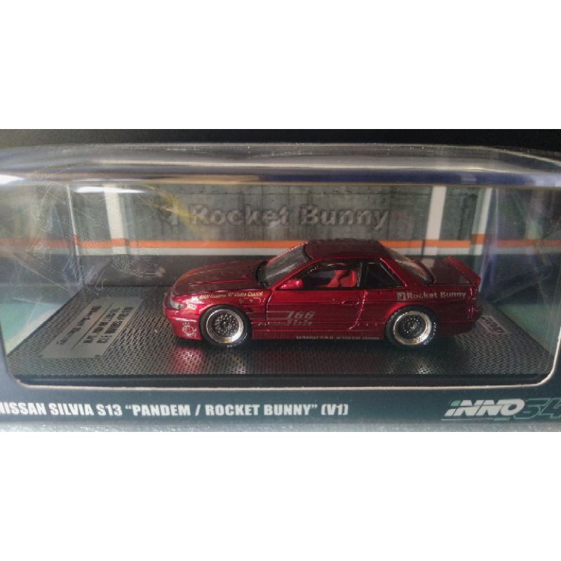 INNO64 NISSAN SILVIA S13 RED ROCKET BUNNY V1 | Shopee Thailand