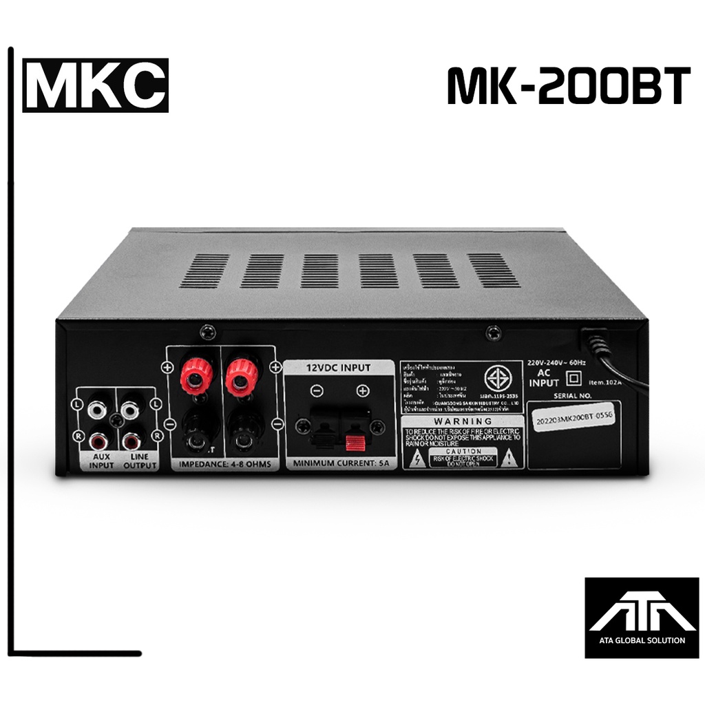 ชุดแอมป์ขยายเสียง-mkc-mk-200bt-obom-39-แอมป์ขยายเสียง-50w-แอมป์จิ๋ว-รองรับ-bluetooth-usb-mp3-aux