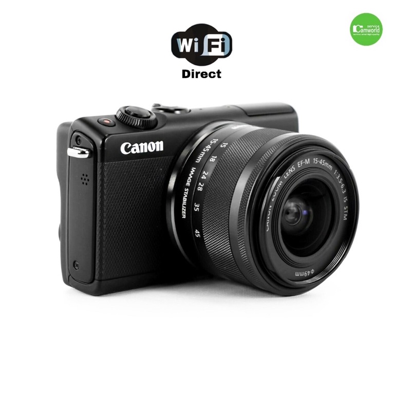 canon-eos-m100-15-45mm-กล้อง-wifi-จอใหญ่-ทัชสกรีน-full-hd-มือสอง-คัดคุณภาพ-used-เชื่อถือได้-มีรับประกัน-free-sd-32gb