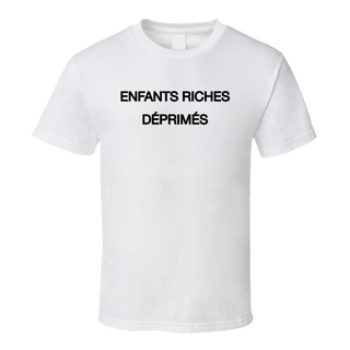 เสื้อคนอ้วน - EnfantsRichesDeprimesสวมใส่โดยRihannaนักร้องสีซีดจางดูเสื้อยืด