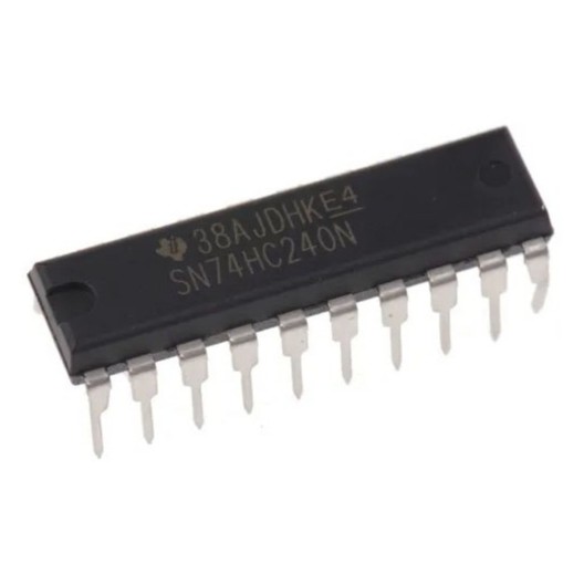 Lot Of 5 SN74LS240N Octal Buffer/Driver ICs - PDIP-20 - Texas Instruments