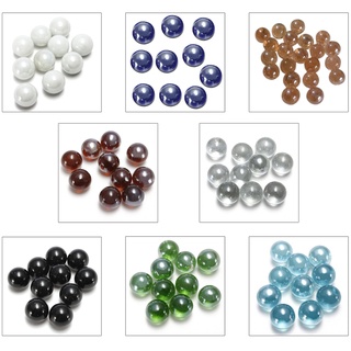 10 Pcs Marbles 16mm glass marbles Knicker glass balls decoration color nuggets toy white